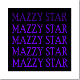 mazzy star typing Posters and Art